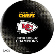 OnTheBallBowling 2020 Super Bowl 54 Champions Kansas City Chiefs Black Bowling Ball-Bowling Ball