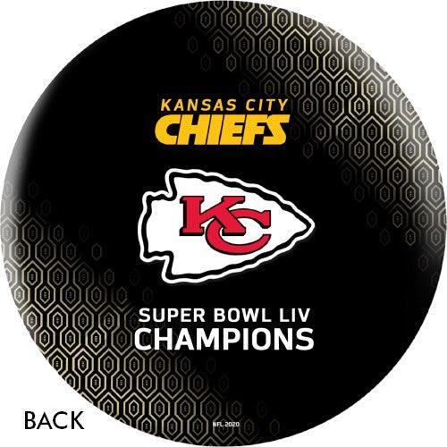 OnTheBallBowling 2020 Super Bowl 54 Champions Kansas City Chiefs Black Bowling Ball-Bowling Ball