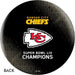 OnTheBallBowling 2020 Super Bowl 54 Champions Kansas City Chiefs Black Bowling Ball-Bowling Ball