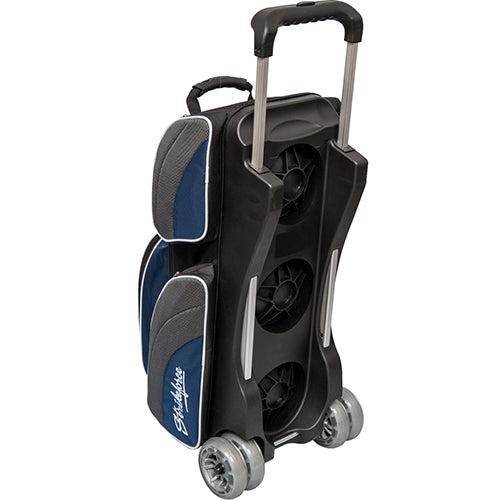 KR Strikeforce Apex Triple Roller Navy Bowling Bag-Bowling Bag-DiscountBowlingSupply.com