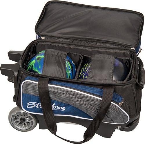 KR Strikeforce Apex Double Roller Navy Bowling Bag