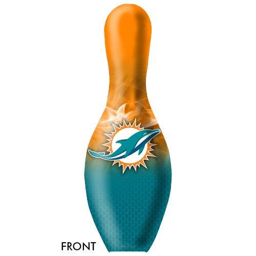 KR Strikeforce NFL on Fire Pin Miami Dolphins Bowling Pin-Bowling Pin-DiscountBowlingSupply.com