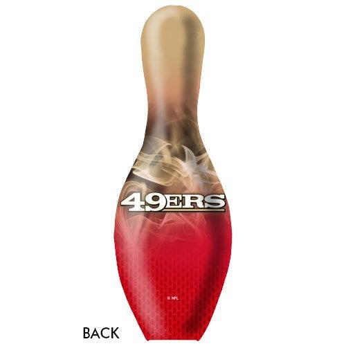 KR Strikeforce NFL on Fire Pin San Francisco 49ers Bowling Pin-Bowling Pin-DiscountBowlingSupply.com
