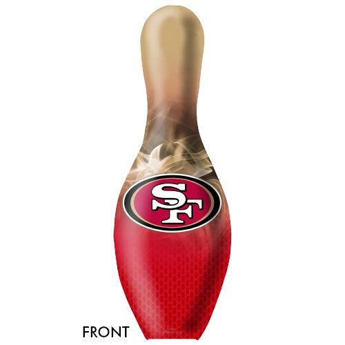 KR Strikeforce NFL on Fire Pin San Francisco 49ers Bowling Pin-Bowling Pin-DiscountBowlingSupply.com