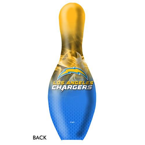 KR Strikeforce NFL on Fire Pin Los Angeles Chargers Bowling Pin-Bowling Pin-DiscountBowlingSupply.com
