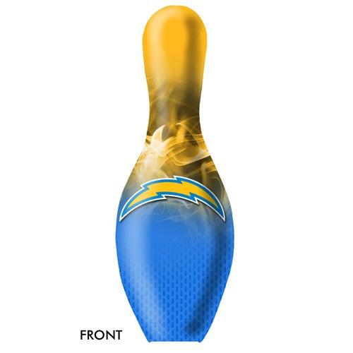 KR Strikeforce NFL on Fire Pin Los Angeles Chargers Bowling Pin-Bowling Pin-DiscountBowlingSupply.com