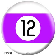 OnTheBallBowling Billiards Bowling Ball Purple Stripe 12 Ball-Bowling Ball