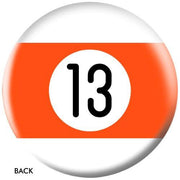 OnTheBallBowling Billiards Bowling Ball Orange Stripe 13 Ball-Bowling Ball