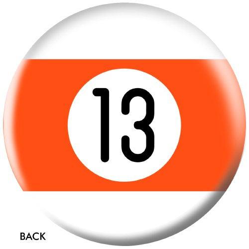 OnTheBallBowling Billiards Bowling Ball Orange Stripe 13 Ball-Bowling Ball