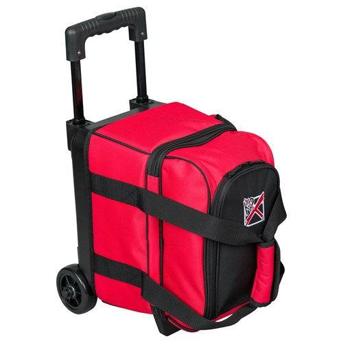 KR Strikeforce Hybrid Black/Red Single Roller Bowling Bag