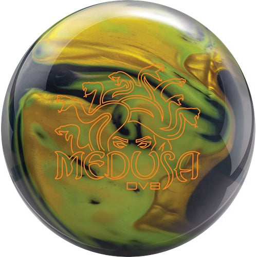 DV8 Medusa Pearl Bowling Ball Black/Yellow/Gold