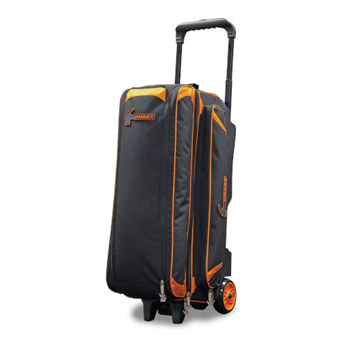Hammer Premium Triple Roller Black/Orange Bowling Bag