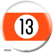 OnTheBallBowling Billiards Bowling Ball Orange Stripe 13 Ball-Bowling Ball