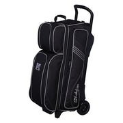 KR Strikeforce LR3 Sport Triple Roller Black Bowling Bag-Bowling Bag-DiscountBowlingSupply.com