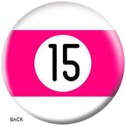 OnTheBallBowling Billiards Bowling Ball Pink Stripe 15 Ball-Bowling Ball-DiscountBowlingSupply.com
