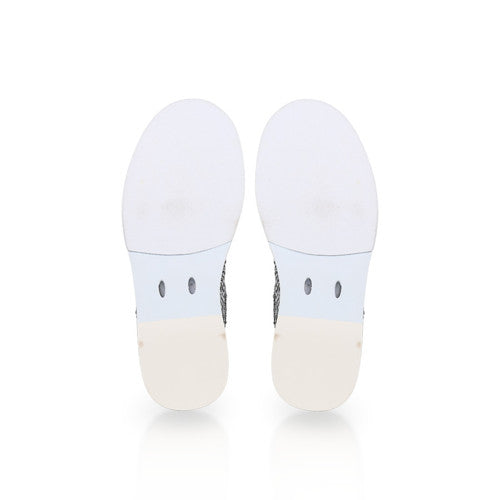 3G Unisex Kicks Canvas Bowling Shoes Cloud Black/White