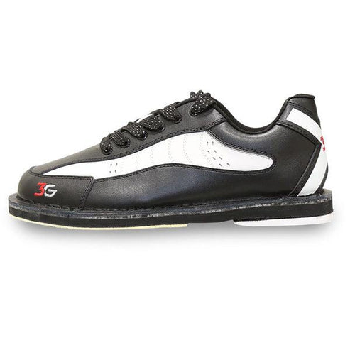 3G Tour X Mens Black White Right Hand Wide Bowling Shoes