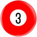 OnTheBallBowling Billiards Bowling Ball Red 3 Ball-Bowling Ball