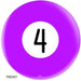 OnTheBallBowling Billiards Bowling Ball Purple 4 Ball-Bowling Ball