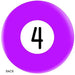 OnTheBallBowling Billiards Bowling Ball Purple 4 Ball-Bowling Ball