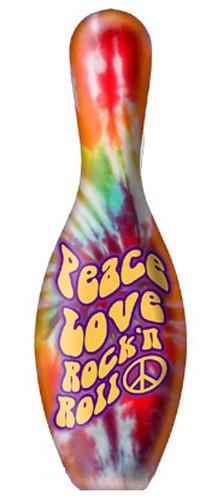 OnTheBallBowling Peace, Love, Rock Bowling Pin-Bowling Pin-DiscountBowlingSupply.com