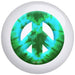 OnTheBallBowling Meyoto Green Heart Tie Dye Bowling Ball-Bowling Ball
