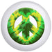 OnTheBallBowling Meyoto Green Yellow Heart Tie Dye Bowling Ball-Bowling Ball