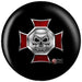 OnTheBallBowling Michael Graham Design Iron Cross Skull Bowling Ball-Bowling Ball