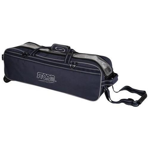 Storm 3 Ball Tournament Travel Roller/Tote Bowling Bag Navy