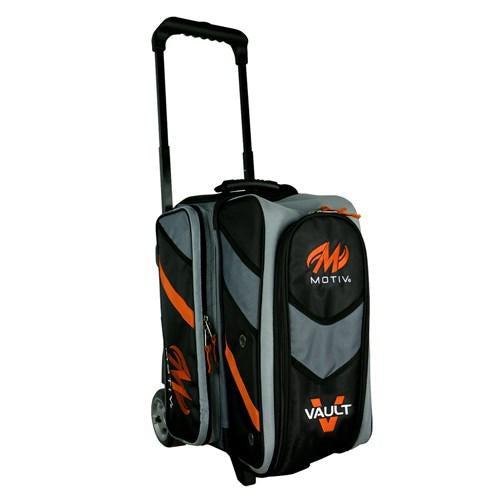 Motiv Vault Double Roller Bowling Bag Black/Orange