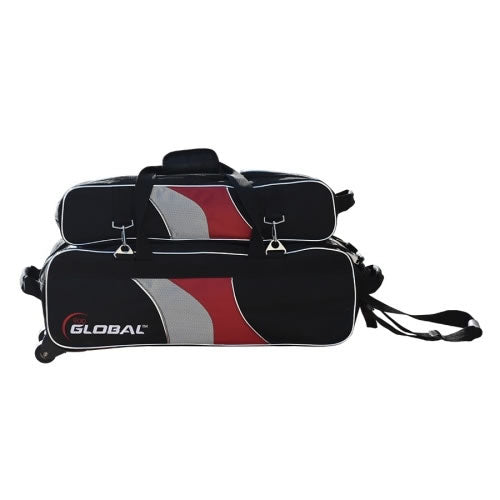 900 Global 3 Ball Deluxe Airline Roller Red Black Silver