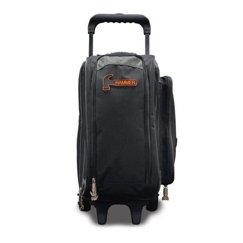 Hammer Premium Black/Grey Double Roller Bowling Bag