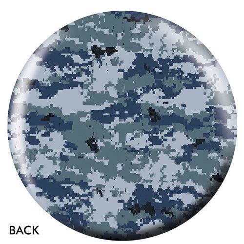 OnTheBallBowling Blue/Grey Camouflage Bowling Ball-Bowling Ball