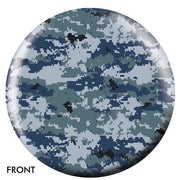OnTheBallBowling Blue/Grey Camouflage Bowling Ball-Bowling Ball