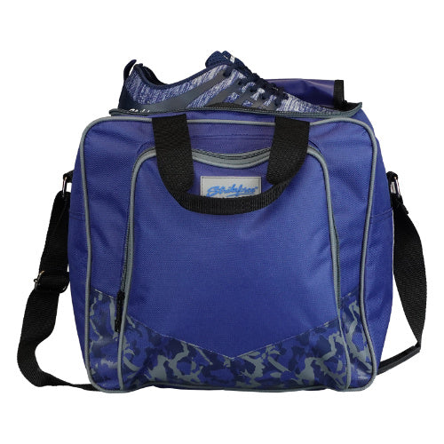 KR Strikeforce Krest Navy Camo Single Bowling Ball Tote Bag