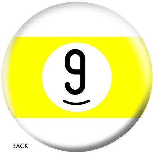 OnTheBallBowling Billiards Bowling Ball Yellow Stripe 9 Ball-Bowling Ball