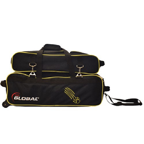900 Global 3 Ball Deluxe Airline Roller/Tote Black Gold Claw
