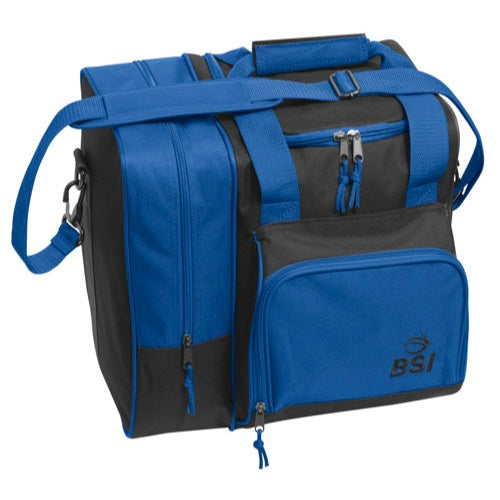 BSI Deluxe Single Tote Bowling Bag Blue