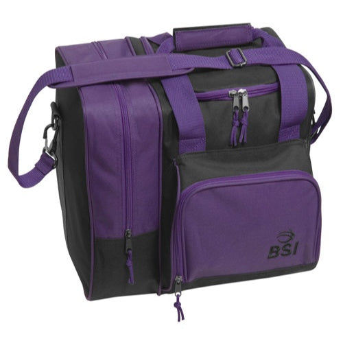 BSI Deluxe Single Tote Bowling Bag Purple