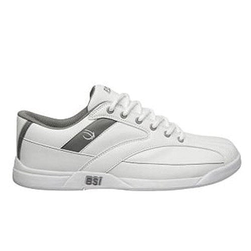 BSI Mens 580 Bowling Shoes White/Grey —