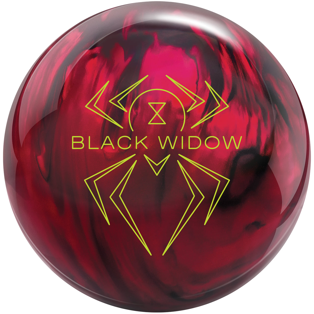 HAMMER BLACK WIDOWウレタンレッド ボウリングボール 14p Hammer Black Widow Toxin Pearl Overseas Bowling Ball