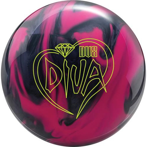 DV8 Diamond Diva Hybrid Bowling Ball Pink/Black Diamond