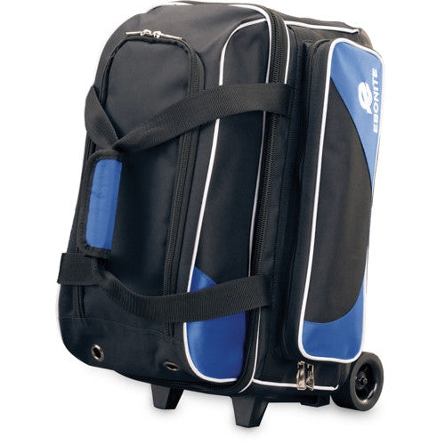 Ebonite Transport Double Roller Blue Bowling Bag