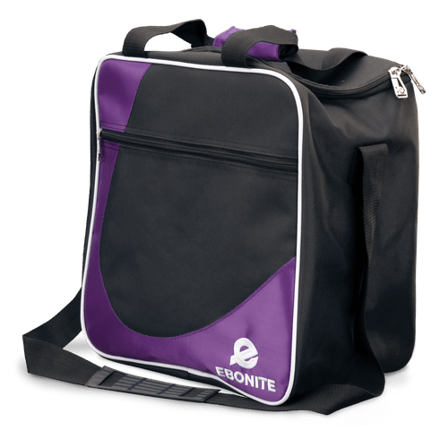Ebonite Basic Single Tote Bowling Bag Purple
