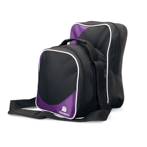 Ebonite Compact Single Tote Bowling Bag Purple