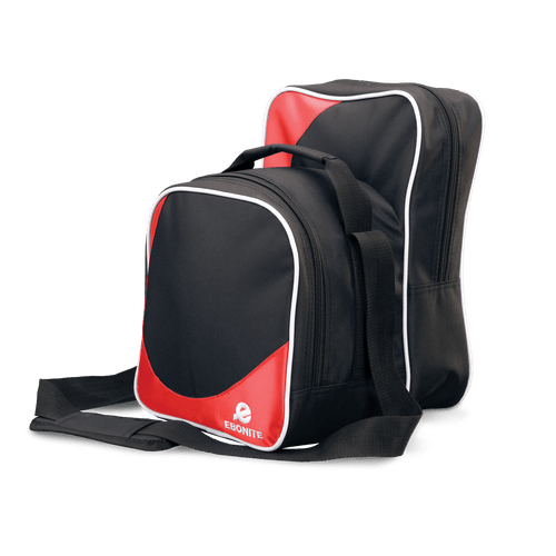 Ebonite Compact Single Tote Bowling Bag Red —