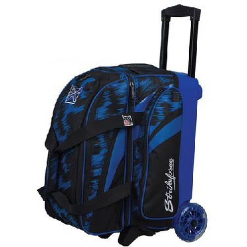 KR Strikeforce Cruiser Scratch Double Roller Royal Bowling Bag