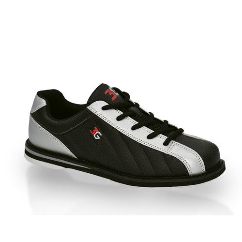 Kicks Black Silver Unisex Bowling Shoe Bowling Shoes