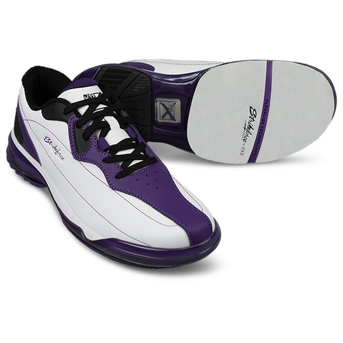 KR Strikeforce Dream White/Purple Left Hand High Performance Women's Bowling Shoes
