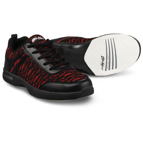 KR Strikeforce Flyer Mesh Lite Black/Cardinal Men's Bowling Shoes
